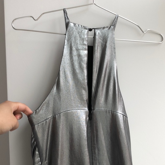 Privacy Please “Lehunt” Metallic Front Tie Dress! - Picture 11 of 13